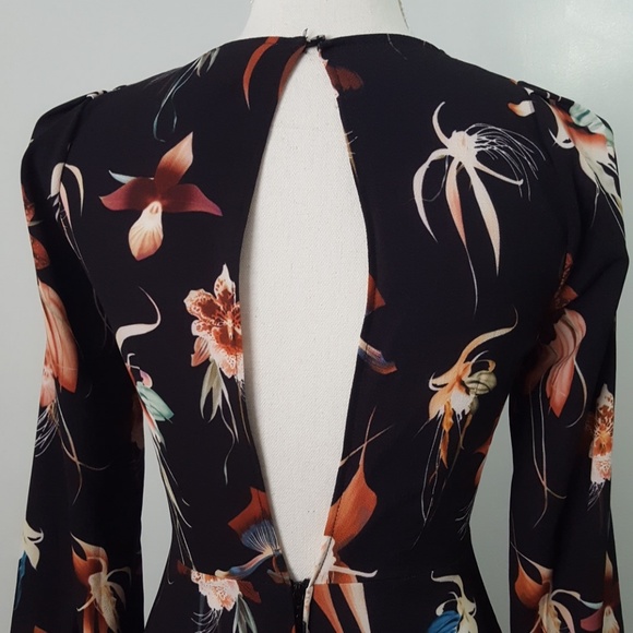 H&M BEAUTIFUL DRESS.ORCHID PRINT - Picture 6 of 8